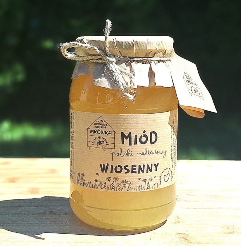 Miód  Wiosenny  1300g - zbiór 2026r