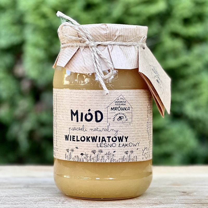 Miód Wielokwiatowy Wiosenny 1300g -zbiór 2026r